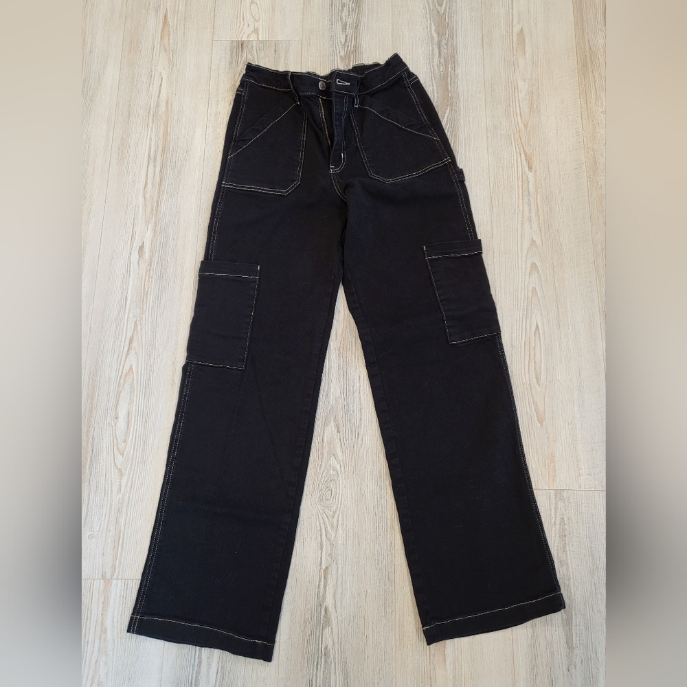 Arizona Jean Company Black Cargo Pants